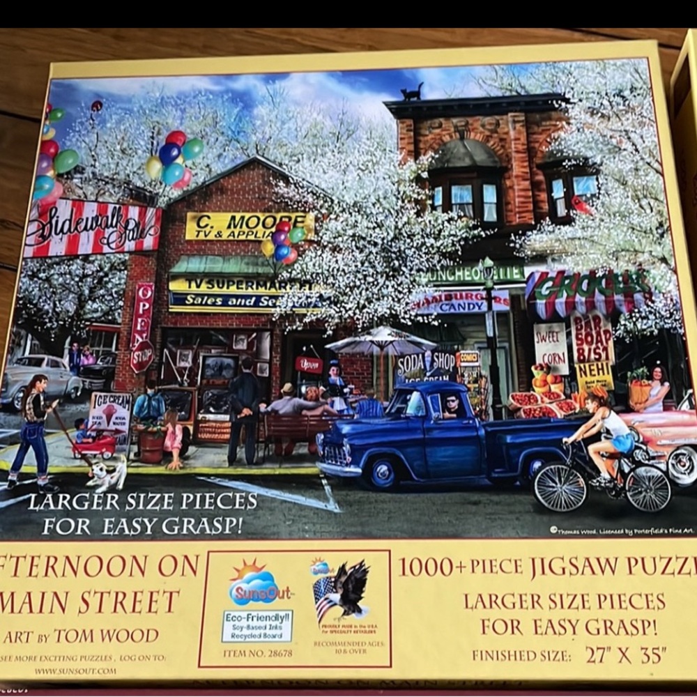 Puzzle Bundle (2) each 1000 pieces - see photos